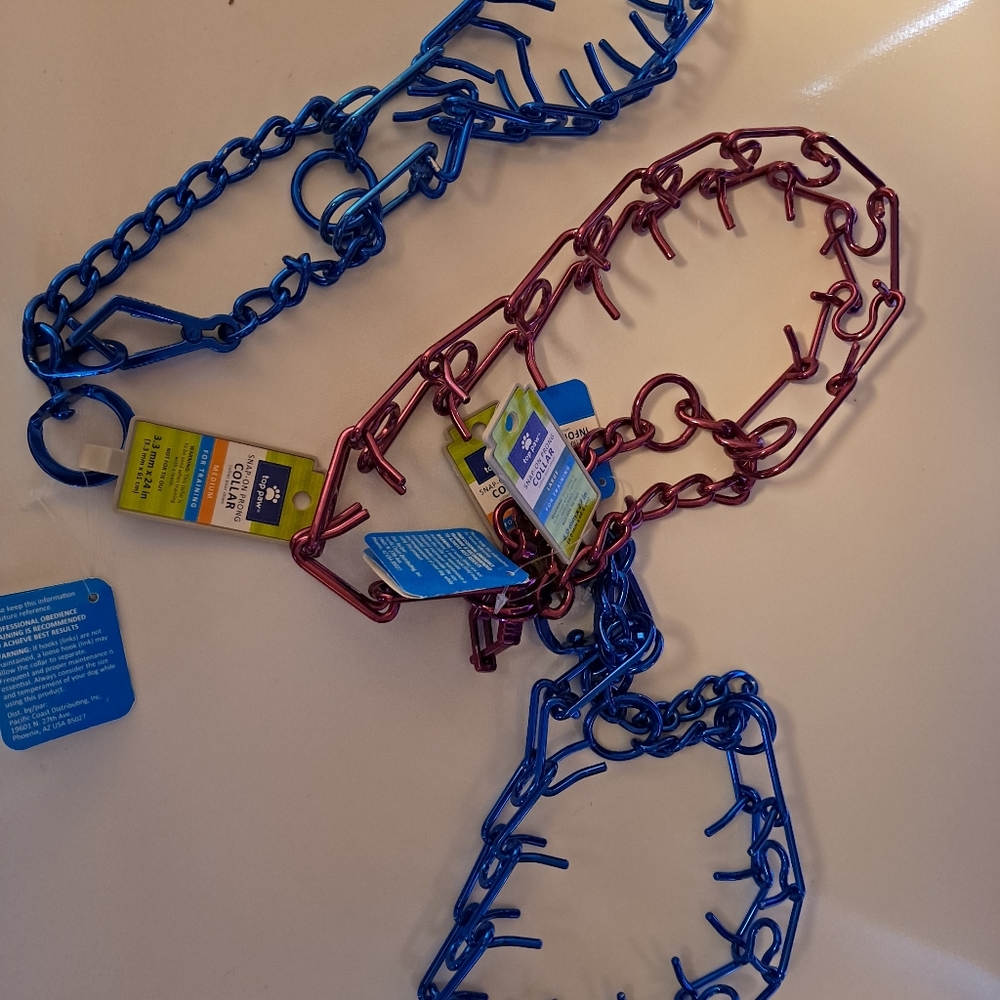 Training dog collars